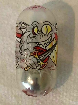 Mighty Beanz Rare Clear 185 Dragon Bean Series 3 With Flaw