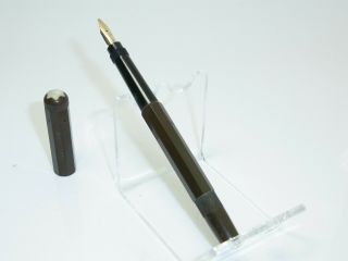 Rare 1920´s Montblanc 12 1/2 Octagonal Safety Fountain Pen Flexy 14ct B Nib