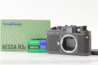 Fedex✈ [ Rare Gray Box ] Voigtlander Bessa R3a 35mm Rangefinder Camera Japan