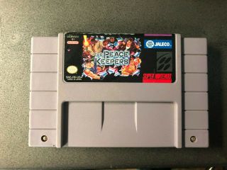 The Peace Keepers (nintendo Snes,  1994) Authentic Rare