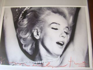Authentic Rare Bert Stern Last Sitting Marilyn Monroe - " Marilyn Yawning " 9/50