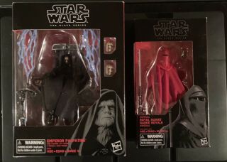 Star Wars The Black Series Emperor Palpatine Exclusive,  Royal Guard