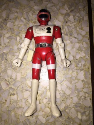 Bandai Gc - 11 Bio Red " Superelectronic Bioman " Chogokin Action Figure 1984