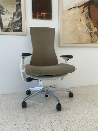 Herman Miller Embody Chair Rare Color Combination And Carpet Casters