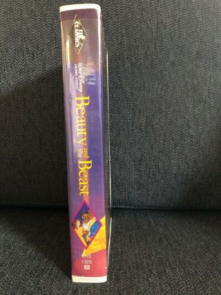 Beauty And The Beast - VHS Tape RARE Black Diamond Classic Walt Disney 2