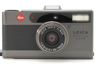 [super Rare Top Mint] Leica Minilux Zoom Black Bogner Model W/case From Japan