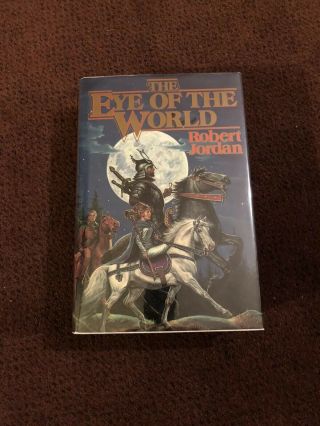 Signed Robert Jordan 1990 Eye Of The World.  Wheel Of Time 1 Hardcover Rare 3rd
