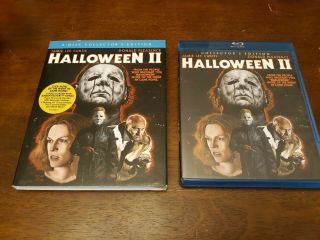 Scream Factory Halloween Ii 2 Blu - Ray With Rare Oop Print Slipcover