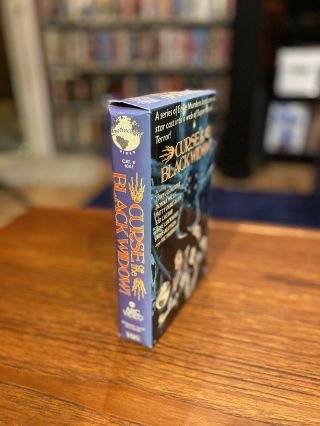 Curse Of The Black Widow Rare Continental Big Box Horror VHS 2