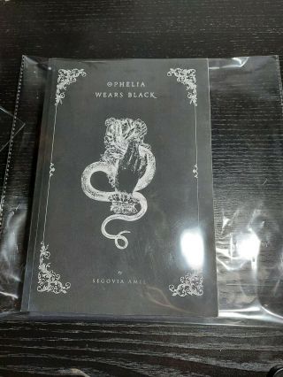 Ophelia Wears Black Poetry Book VERY RARE Segovia Amil 2