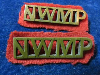 Ultra Rare Orig " 1st Issue " Titles " Nwmp " North West Mounted Police