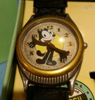 Rare Fossil Felix The Cat 1 Vintage Character Watch Limited Edition W/box