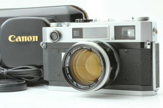Rare 【mint,  W/case】canon 7sz W/50mm F/1.  4 Rangefinder Film Camera From Japan 355