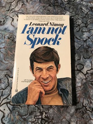 I Am Not Spock Leonard Nimoy Very Rare Vintage Paperback 1st Ed Star Trek