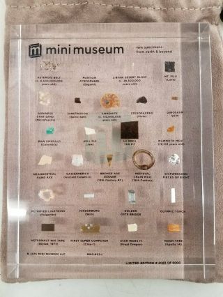 Mini Museum 2 Hans - Filip J.  Fex Limited 2nd Edition 2015 26 Rare Specimens w/Box 3