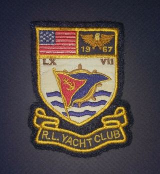 Rare Polo Ralph Lauren Yacht Club Crest Patch