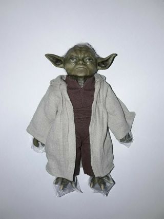 Hot Toys Star Wars Mms495 Attack Of The Clones Yoda Loose