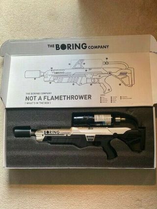 Rare The Boring Company Not A Flamethrower Elon Musk (model 14547) Once