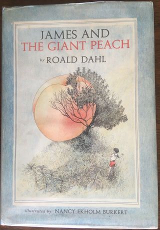 Roald Dahl James And The Giant Peach 1st Ed First Print With Dj Rare