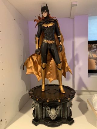 Custom Rare Arkham Knight Batgirl 1/4 Scale Statue Figure Not Sideshow Or Xm
