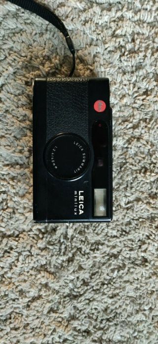 Very Rare Black Leica Cm With Summarit Af 40mm 2.  4