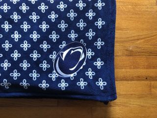 Vera Bradley Penn State Collegiate Xl Plush Throw Blanket Rare - $90