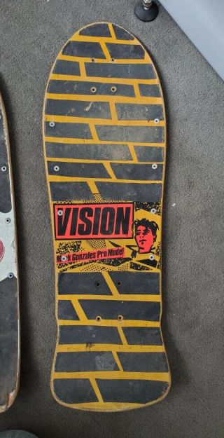 1985 Vision Mark Gonzales Gonz Skateboard Deck Vintage Rare 2