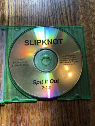 Slipknot Corey Taylor Rarest Demo Spit It Out Only One On Ebay Oop Rare Htf