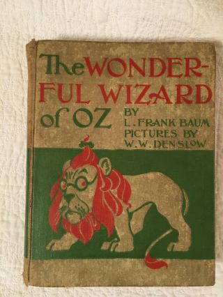 The Wonderful Wizard Of Oz (first Edition 1899) 1900 (worn/poor) Rare