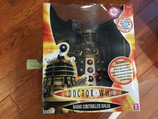 Doctor Who Rc Radio Remote Control 12 Inch 30cm Dalek Boxed 2004 Gold Rare