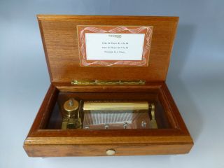 Rare Vintage Swiss Thorens (pre Reuge) Music Box 72 Key " Chopin " Edition Model
