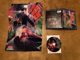 Detroit Driller Killer Blu Ray Srs Cinema Poster Obscure Horror Oop Rare