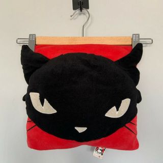Emily The Strange Black Cat Throw Pillow Rare - 11 Inch