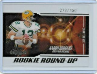 2005 Playoff Contenders Aaron Rodgers Rookie Roundup Packers Rc 272/450 Rare Ssp