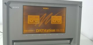 Sony PCM E7700 DAT - station Dual Back Editor sehr selten,  Recorder/Player rare 2