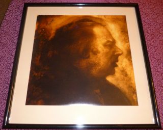 Van Morrison Signed Framed Portrait Lithograph Rare Avalon Sunset Autographed