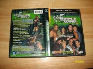 Wwf - Wrestlemania 16 (2 Dvd,  2000) Rare Oop