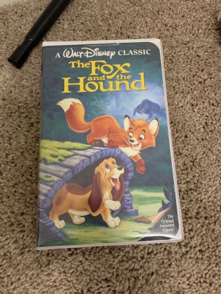 The Fox And The Hound (vhs,  1994) Black Diamond Rare
