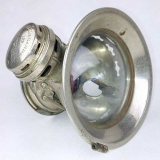 Rare Antique Powell & Hammer " Duoplex " Side Mount Carbide Light Bicycle Lamp Lan