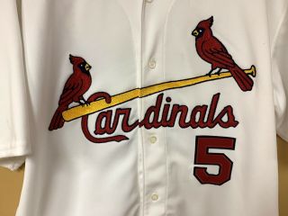 ALBERT PUJOLS ST.  LOUIS CARDINALS GAME - USED/ISSUED 2001 ROY SEASON JERSEY RARE 2