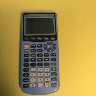 Texas Instruments TI - 83 Plus Graphing Calculator Rare Light Blue 2