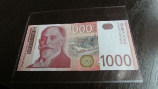 Yugoslavia 1000 Dinara 2001 Xf,  Rare