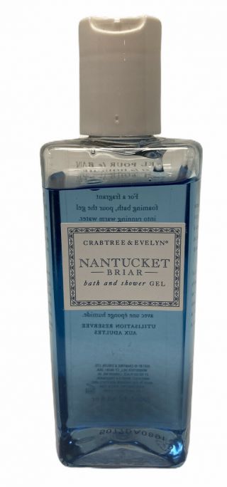 Crabtree & Evelyn Nantucket Briar Bath Shower Gel 6.  8 Oz 90 Full Rare Find