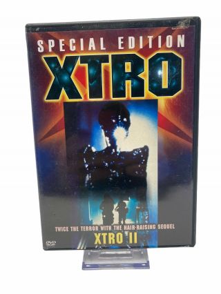 Xtro / Xtro Ii 2 The Second Encounter Dvd Very Rare Oop Cult Horror Sci - Fi Image