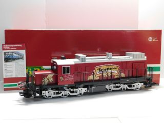 G Scale - Lgb - 24552 Limited Edition Christmas Diesel Locomotive W/ Sound Rare