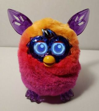 Furby Boom Crystal Series Pink Purple & Blue Interactive Toy 2012 Hasbro Rare