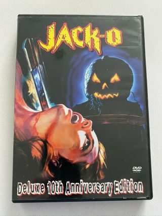 Jack - O Dvd Deluxe 10th Anniversary Edition - Very Rare And Oop Horror - Quigley