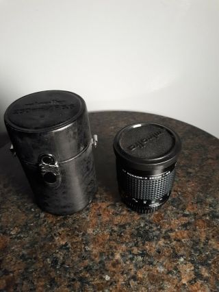 Rare Vintage Minolta Rf Rokkor - X 250mm 1:5.  6 Mirror Camera Lens W/case