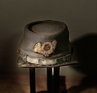 Very Rare Civil War Union Infantry Warrior Officers Kepi / Civil War Hat Cap