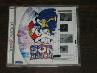 Sonic Adventure Sega Dreamcast Game Complete Rare